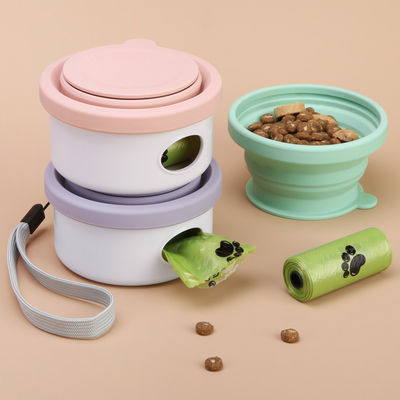 Купить 150 мл Силиконовая складная собачья чаша OEM ODM складная собачья чаша кормильщик для домашних животных Производство в сети