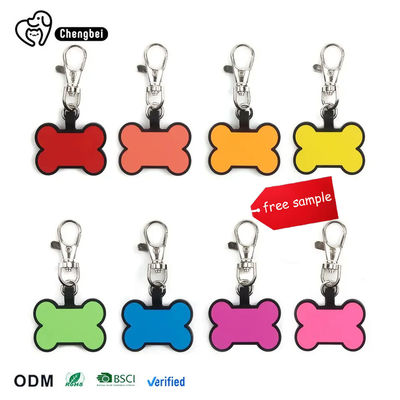 Купить Розовый Оранжевый Пустые Идентификаторы для собак Силиконовые Именики для собак Персонализированные Производство в сети