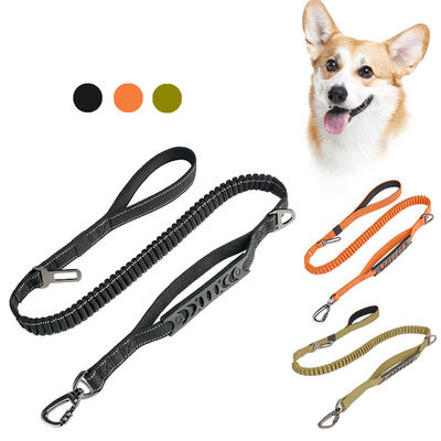 4 Foot Dog Lead Black Dog Leash With Buckle Handle 4 футовый собачий поводок