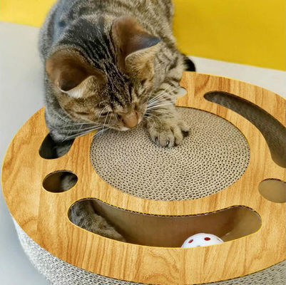 Кошачий игрушечный мяч из устойчивого дерева идеально подходит для интерактивной игры и упражнений