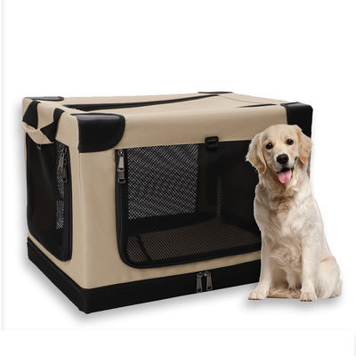 Удобный и портативный Oxford ткань складной коробки для домашних животных Kennel Carrier Bag с съемным скобком